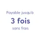 3 fois sans frais