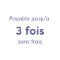3 fois sans frais