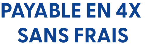 Payable jusqu'à 4 fois sans frais