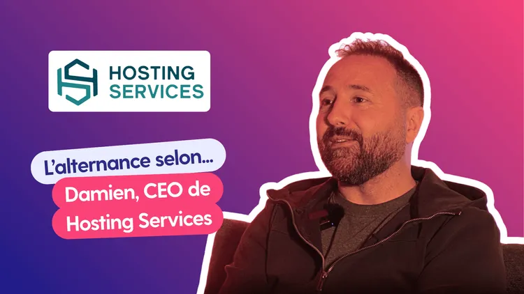 imageL'alternance selon Damien, CEO de Hosting Services imageL'alternance selon Damien, CEO de Hosting Services