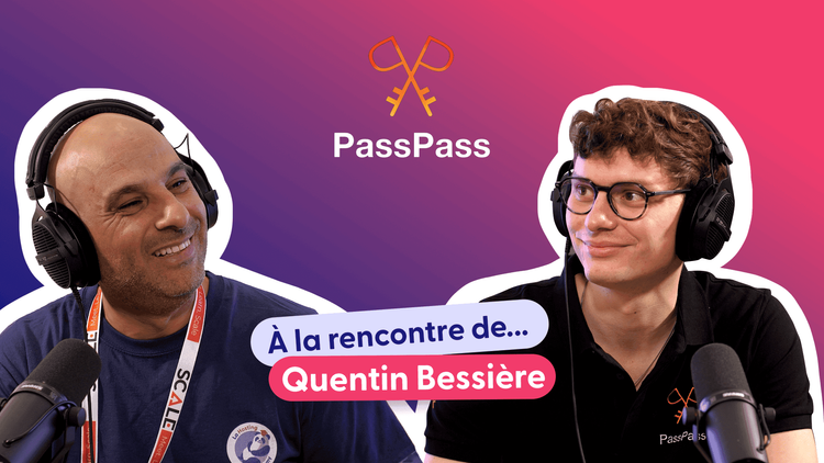 Image de À la rencontre de Quentin, CEO et co-fondateur de PassPass Image de À la rencontre de Quentin, CEO et co-fondateur de PassPass