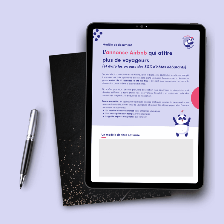 Image de Le modèle d’annonce Airbnb pour attirer plus de voyageurs Image de Le modèle d’annonce Airbnb pour attirer plus de voyageurs